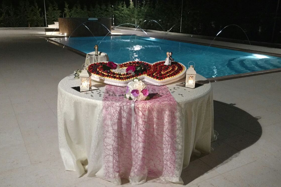 festa di matrimonio bordo piscina