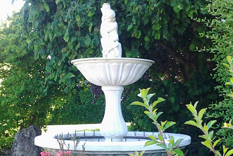 fontana nel giardino